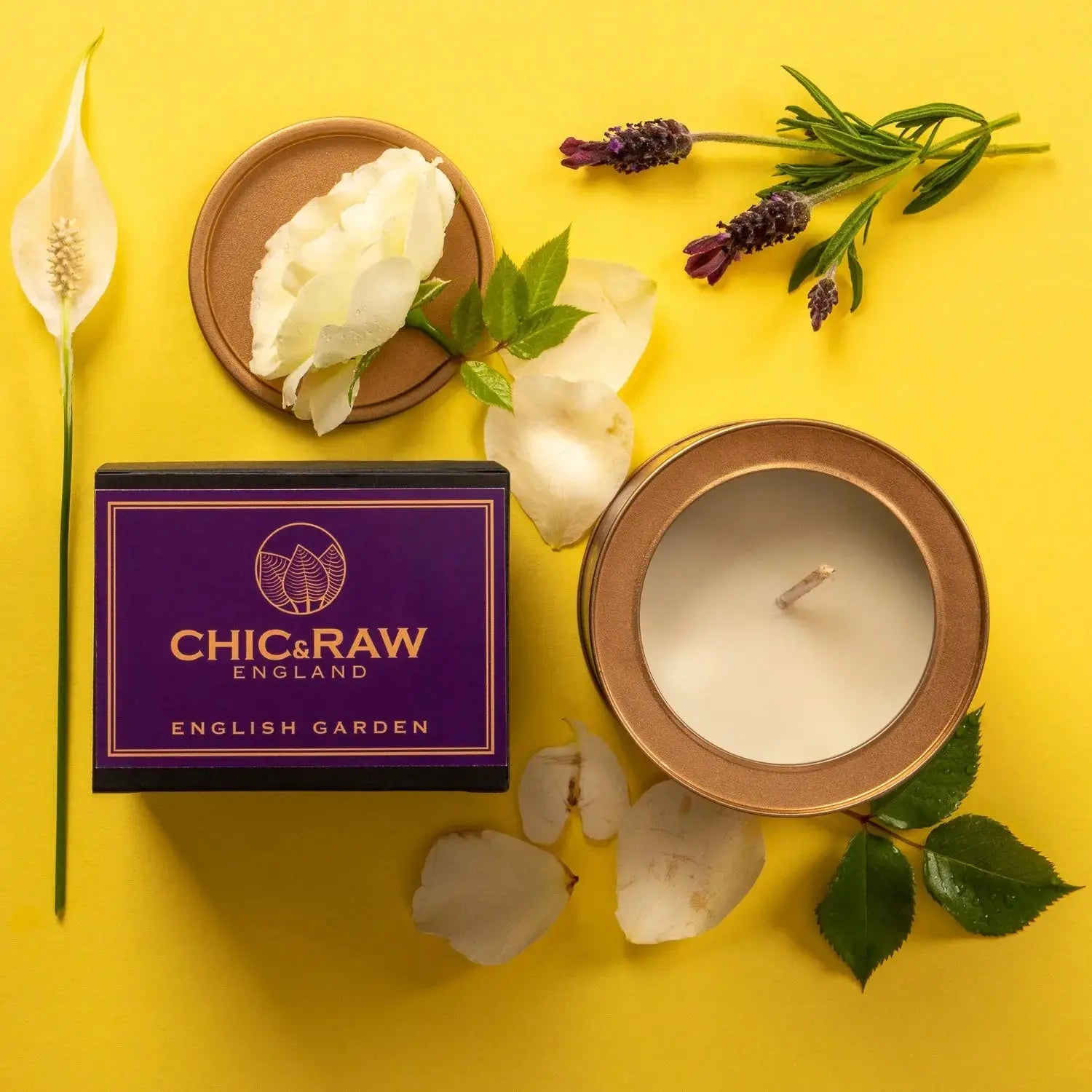 Lavender, Lily & Rose, English Garden Candle